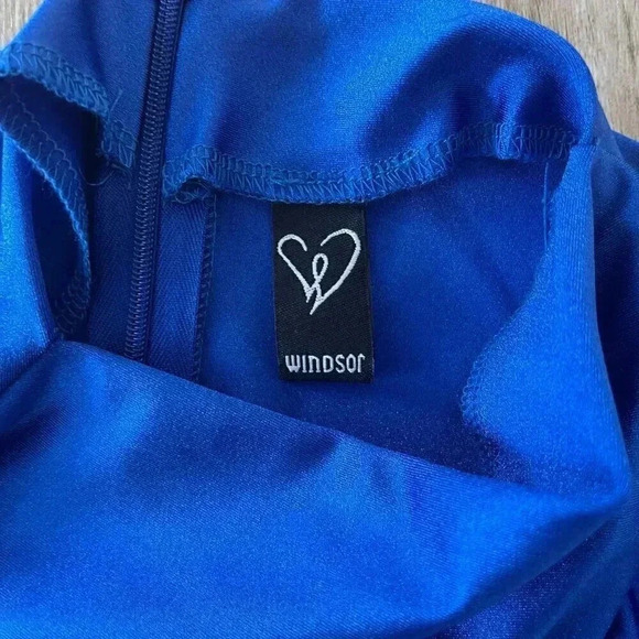 Womens Windsor Blue Long Sleeve Dress - M - Picture 6 of 7